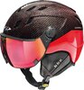 CP Ski CORAO+ Carbon Helmet red carbon shiny/red shiny / Visor Nr.28 L