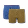 Le Patron Boxers Bicycles olive green riviera blue S