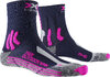 X-SOCKS Women Trek Outdoor midnight blue/pink/grey melange 35-36