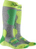 X-SOCKS JR Ski 4.0 mid grey melange/green/phyton yellow 24-26