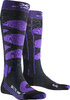 X-SOCKS Women Ski Control 4.0 charcoal melange/purple 41-42