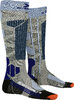 X-SOCKS Women Ski Rider 4.0 stone grey melange/mineral blue 35-36