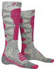 X-SOCKS Women Ski Silk Merino 4.0 grey melange/pink 35-36