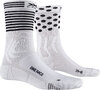 X-SOCKS Bike Race acrtic white/dot/stripe 42-44