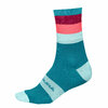 Endura Bandwidth Streifensocken: Paisley Blau - L-XL