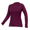 Endura Damen BaaBaa Blend Baselayer (langarm): Aubergine - M