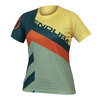 Endura Damen SIngleTrack Print T-Shirt LTD: Sattes Teal  - S