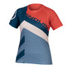 Endura Damen SIngleTrack Print T-Shirt LTD: Granatapfel - XL