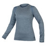 Endura Damen SingleTrack Trikot (langarm): Bluesteel - XL