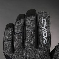 Chiba Cross Over Gloves dark grey/black