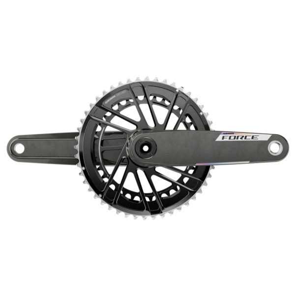 SRAM MY26 Crankset Force AXS 2x DUB, black/iridescent, 165mm/46/33t