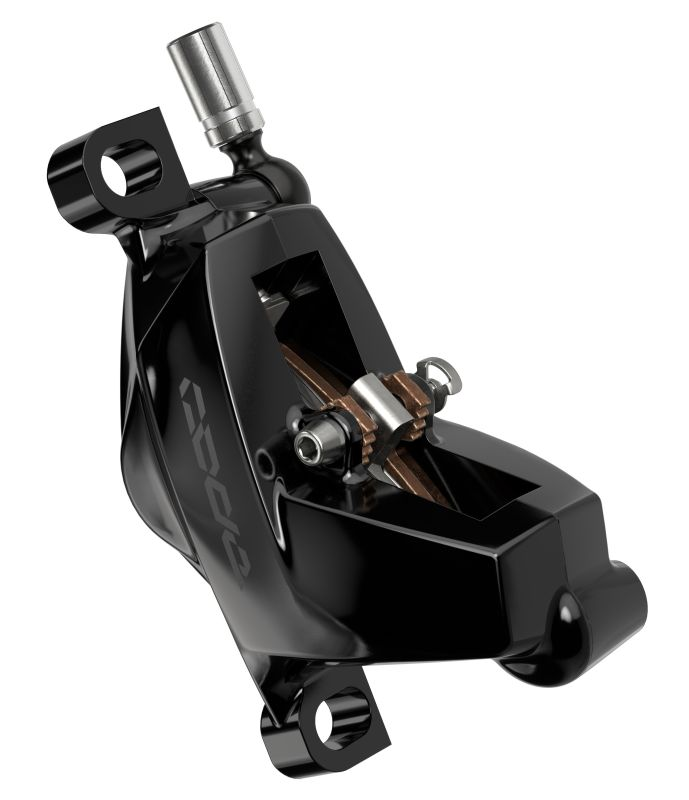 SRAM Brake Caliper Assembly - Black anodized Code Silver Stealth C1