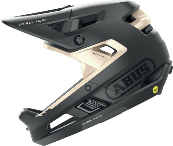 ABUS AirDrop MIPS black gold S | M
