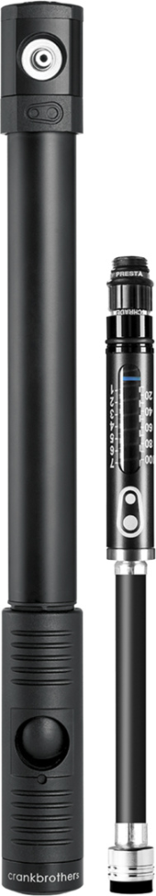 Crankbrothers Pumpe Klic HP Gauge midnight