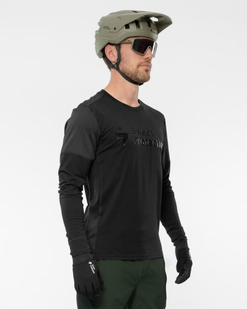 Sweet Protection Hunter Merino Hybrid LS Jersey M black M