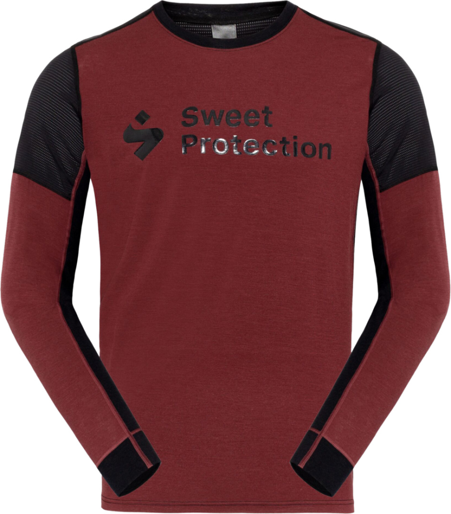 Sweet Protection Hunter Merino Hybrid LS Jersey M dark red XL