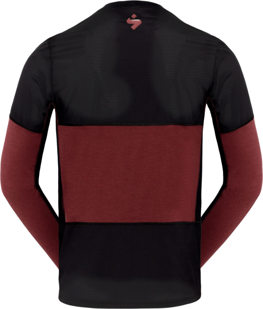 Sweet Protection Hunter Merino Hybrid LS Jersey M dark red XL