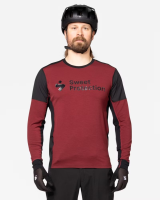 Sweet Protection Hunter Merino Hybrid LS Jersey M dark red XL
