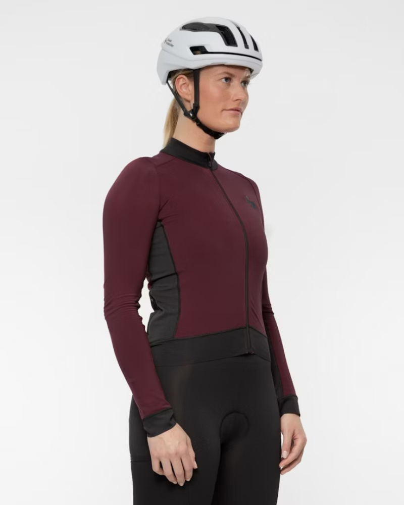 Sweet Protection Crossfire Hybrid LS Jersey W dark red S