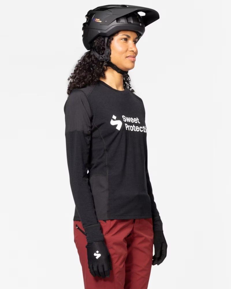 Sweet Protection Hunter Merino Hybrid LS Jersey W black L