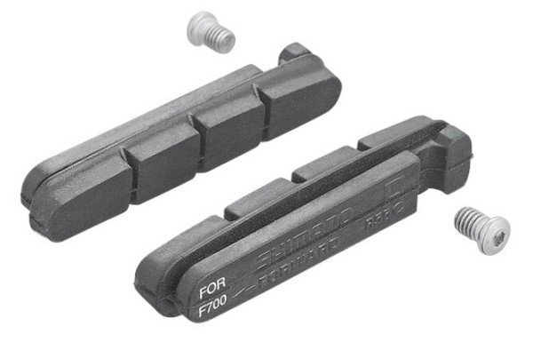 Shimano Bremsgummi R55C4 für Alufelgen mit Befestigungsschrauben Paar