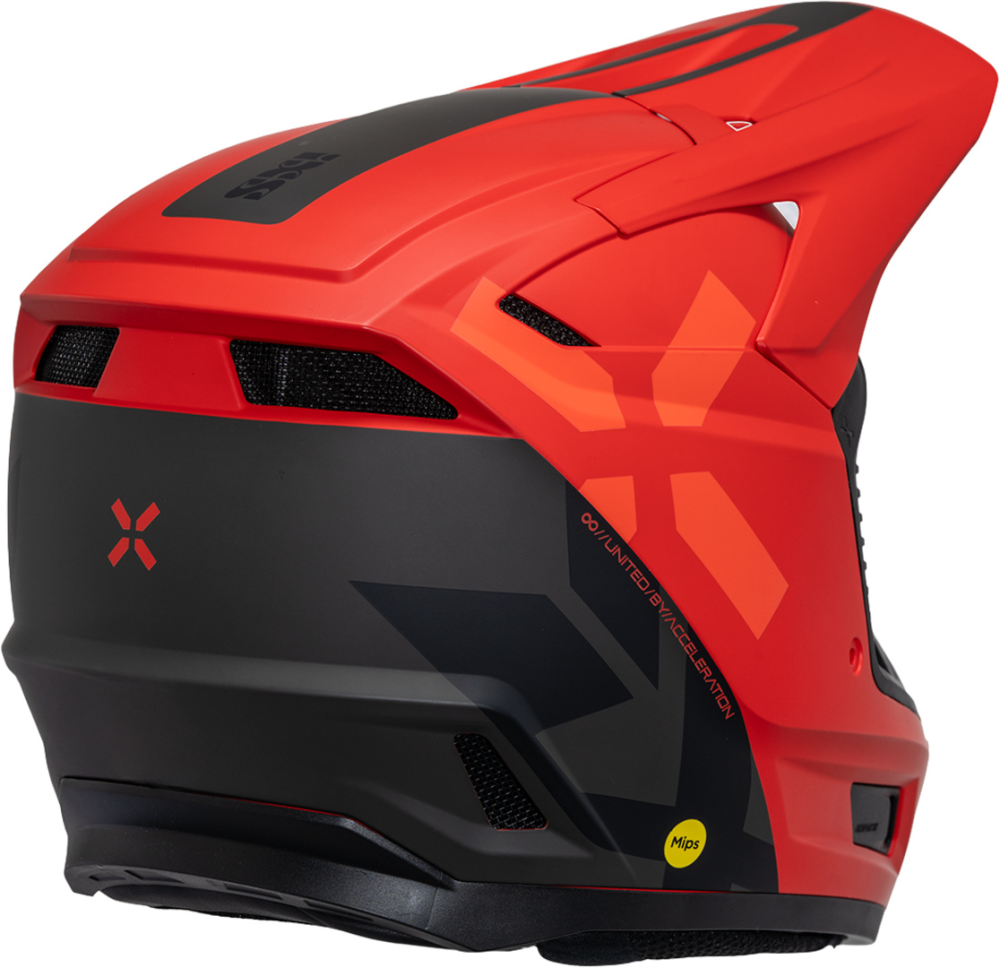 IXS Trigger MX 1.0 Graphic MIPS Integralhelm matt rot-schwar