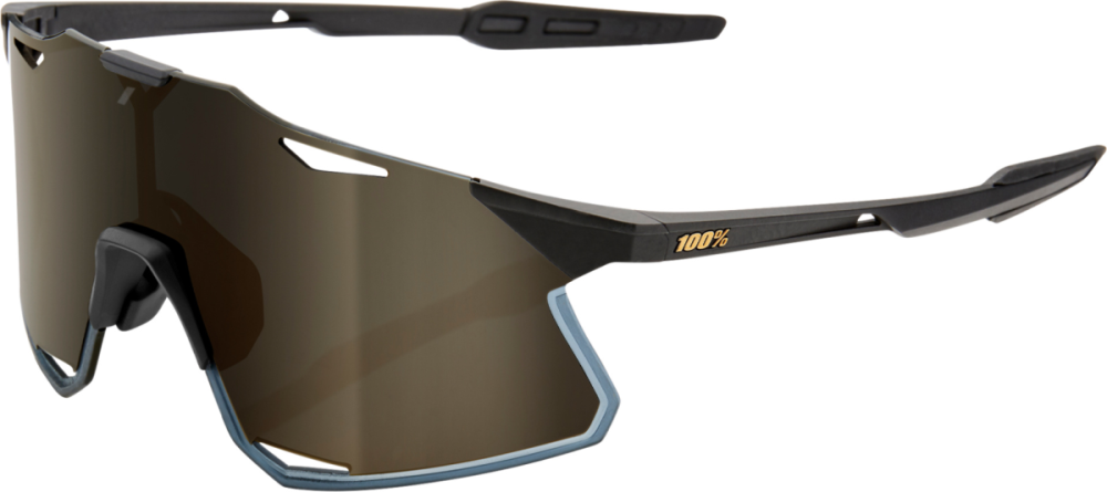 100% 100% Hypercraft Glases Matte black-Soft gold