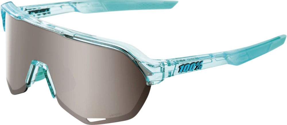 100percent 100% S2 Glases Polished Transl Mint-HiPER silver