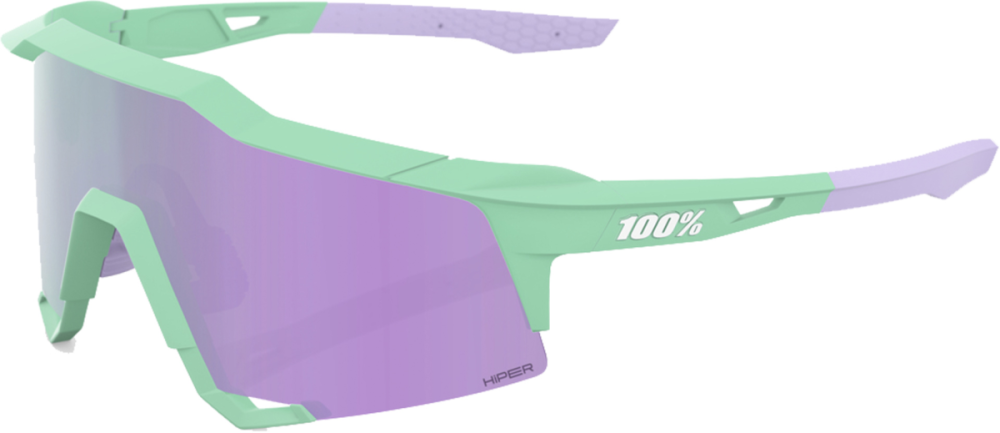 100percent 100% Speedcraft Tall Brille Soft Tact Mint - HiPER Lavender