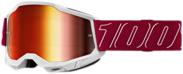 100% 100% Accuri 2 Goggle Redline - Mirror Red Lens