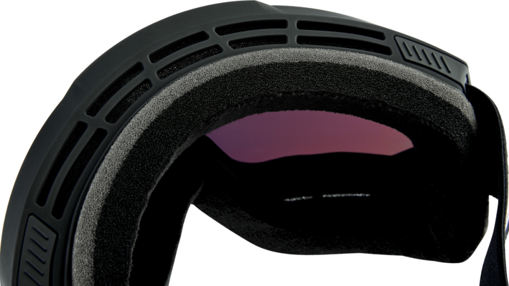 100% 100% Snowcraft XL Hiper Goggle black - mirror silver