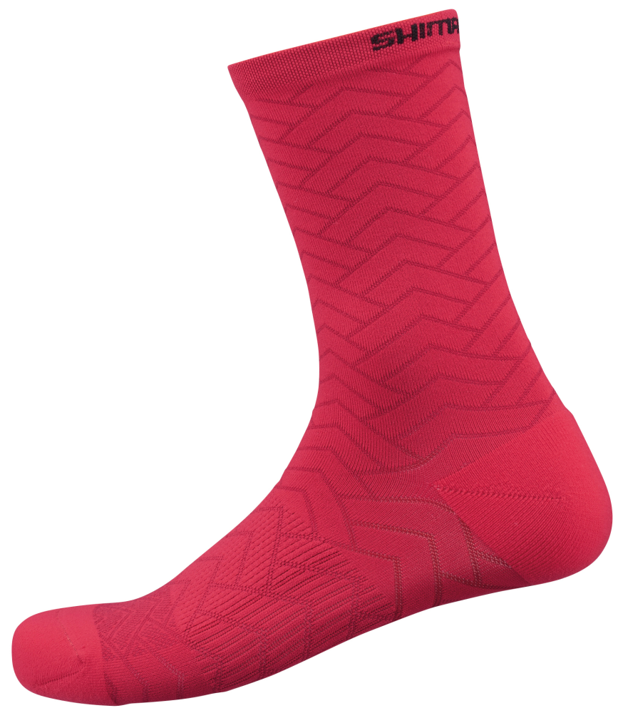 Shimano Original Tall Socks red red line
