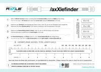 AxXle RADOXX components, Trailer , Velo Trailer Achse, einzeln , Trailer TA008, M12x1.5, Länge 172-178 mm, incl. spacer-set + lock nut + washer