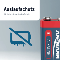 No Name Ansmann Batterie Alkaline RED 9V E-Block 6LR61