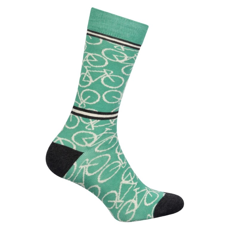 Le Patron Bicycle Socks celeste