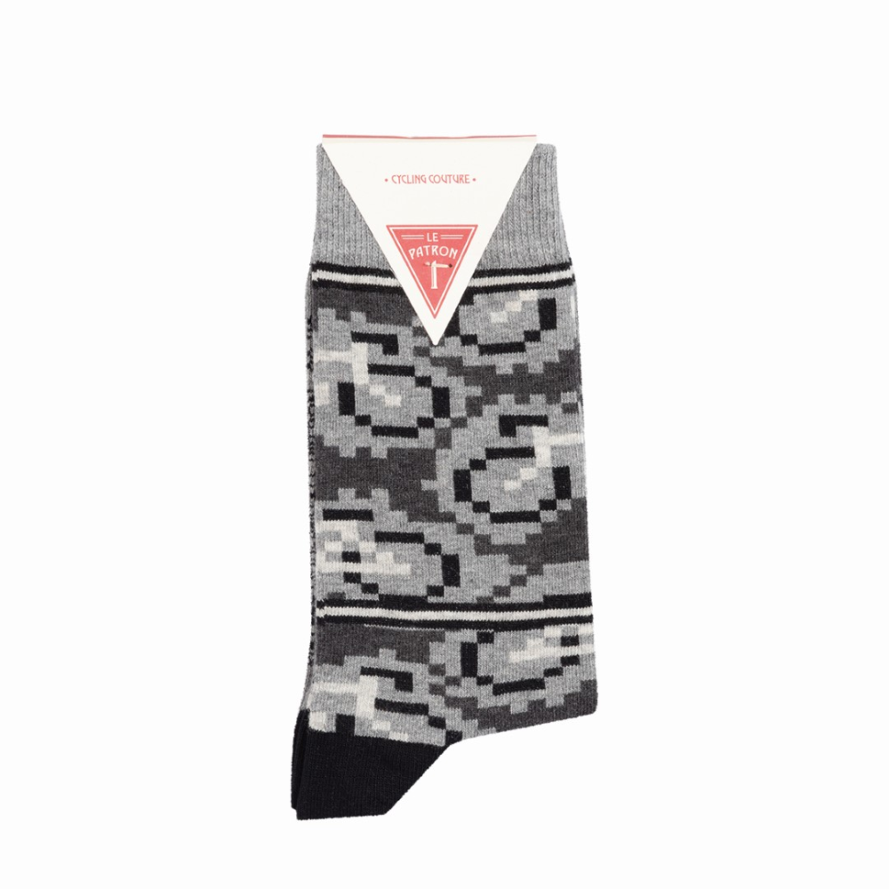 Le Patron Bicycle Moderno Socks dark grey