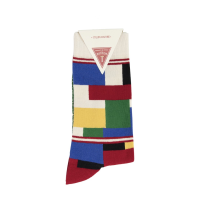 Le Patron Champion Blocks Socks multi