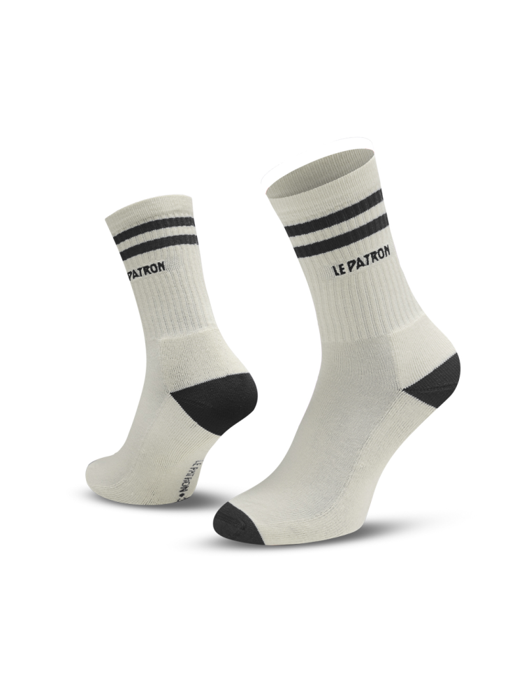 Le Patron Crew Logo Socks black