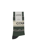 Le Patron Coureur Socks dark green
