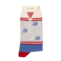 Le Patron Vintage Cyclist Socks riviera blue