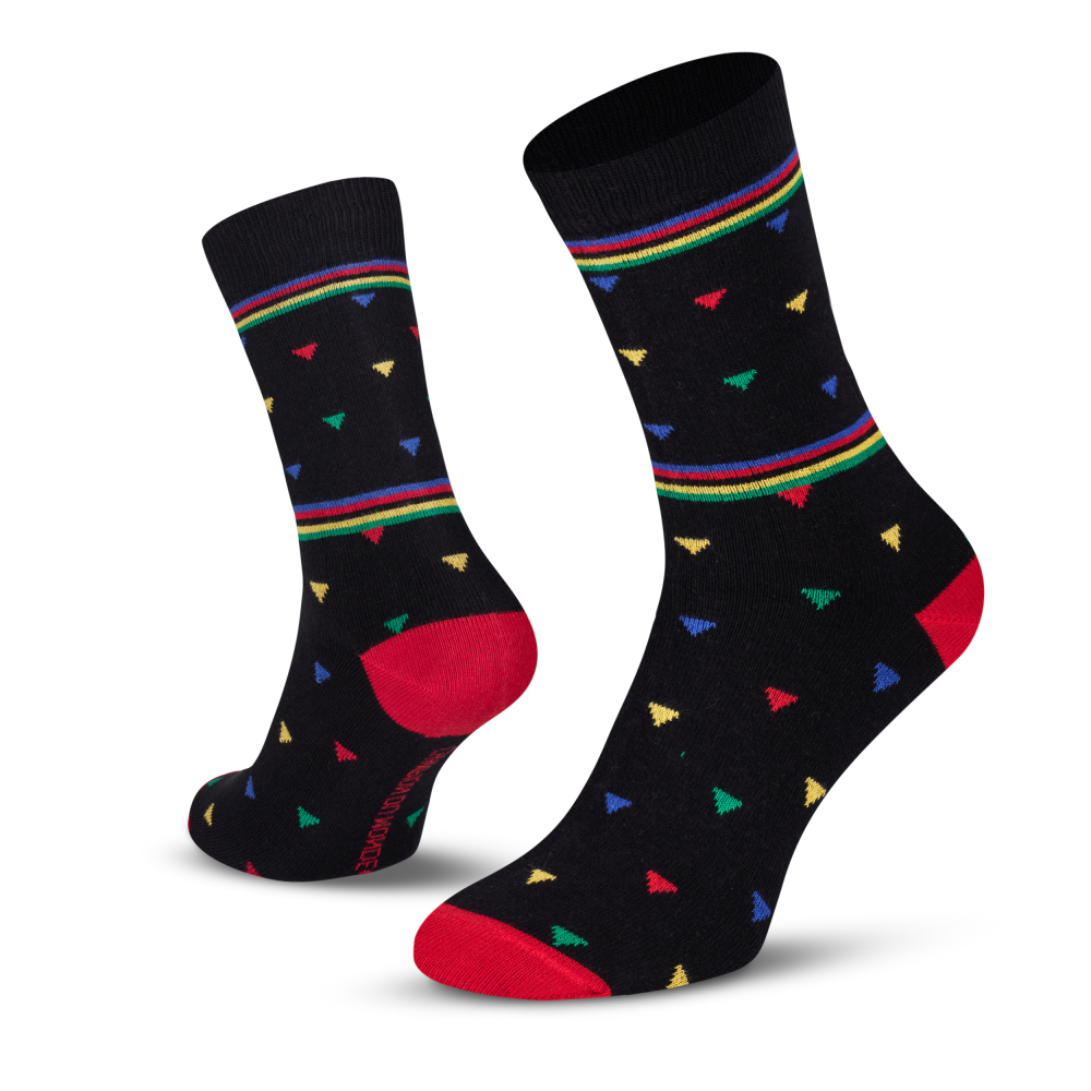 Le Patron Patron du Monde triangle Socks multi