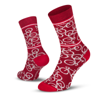 Le Patron Bicycle Socks bordeaux