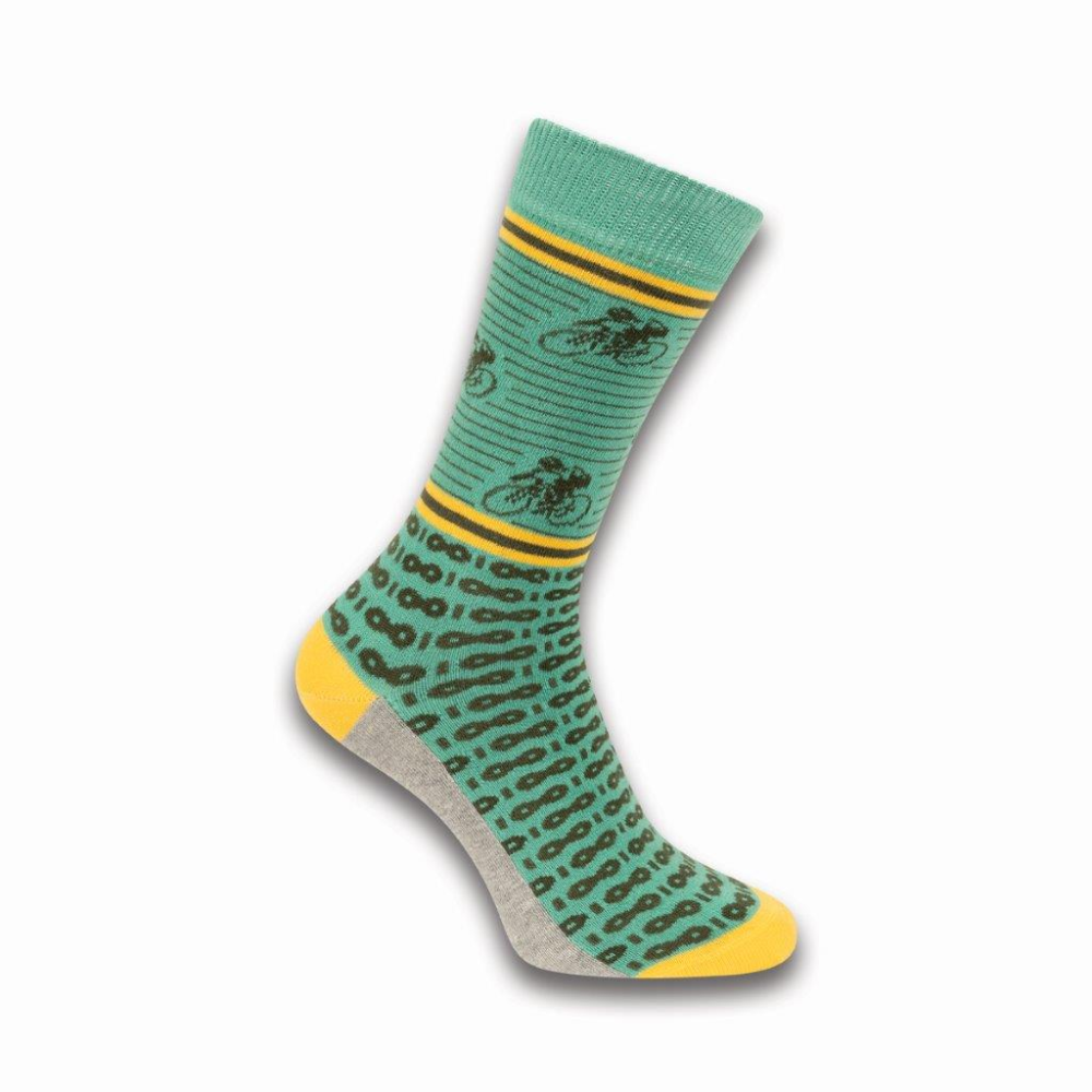 Le Patron Zonneveld Vintage Cyclist Socks multi