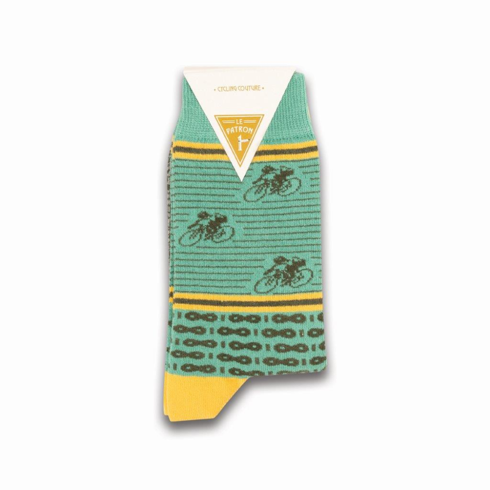 Le Patron Zonneveld Vintage Cyclist Socks multi