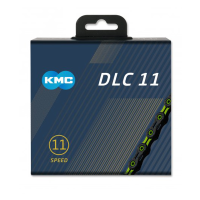 KMC Kette DLC 11 1​/​2″ x 11​/​128″ Black​/​Green – 116 Glieder