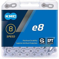 KMC Kette e8 1​/​2″ x 11​/​128″ EPT – 122 Glieder Bosch E​-​Drive systems