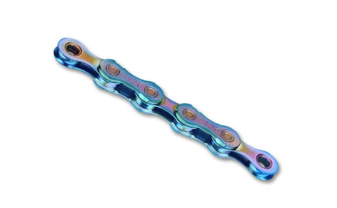 KMC Kette X12 1​/​2″ x 11​/​128″ Aurora Blue – 126 Glieder