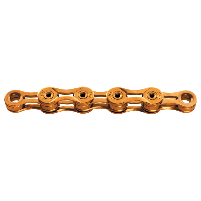 KMC Kette X9SL 1​/​2″ x 11​/​128″ Ti​-​N Gold – 114 Glieder