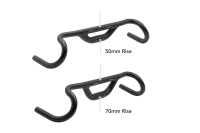 REDSHIFT Top Shelf Handlebar, 53cm Width, 50mm Rise, 25 Grad Flare, black