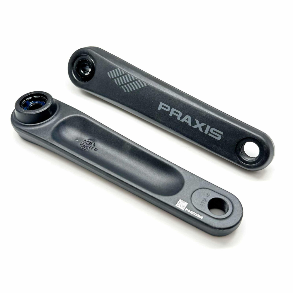 Praxis E-Bike Kurbelarme – Type 3 – Aluminium (MTN), 165 mm.